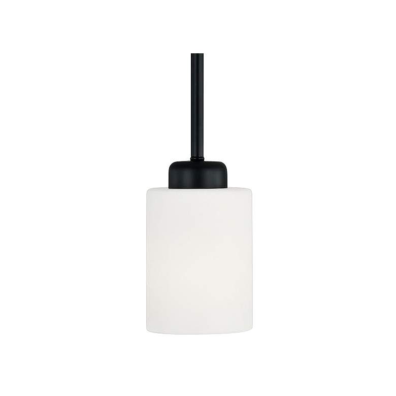 Image 3 Capital Dixon 5" Wide Matte Black Mini Pendant more views