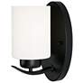 2_Capital Dixon 8 1/4" High Matte Black Wall Sconce