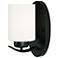 Capital Dixon 8 1/4" High Matte Black Wall Sconce