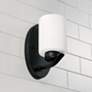 3_Capital Dixon 8 1/4" High Matte Black Wall Sconce more views