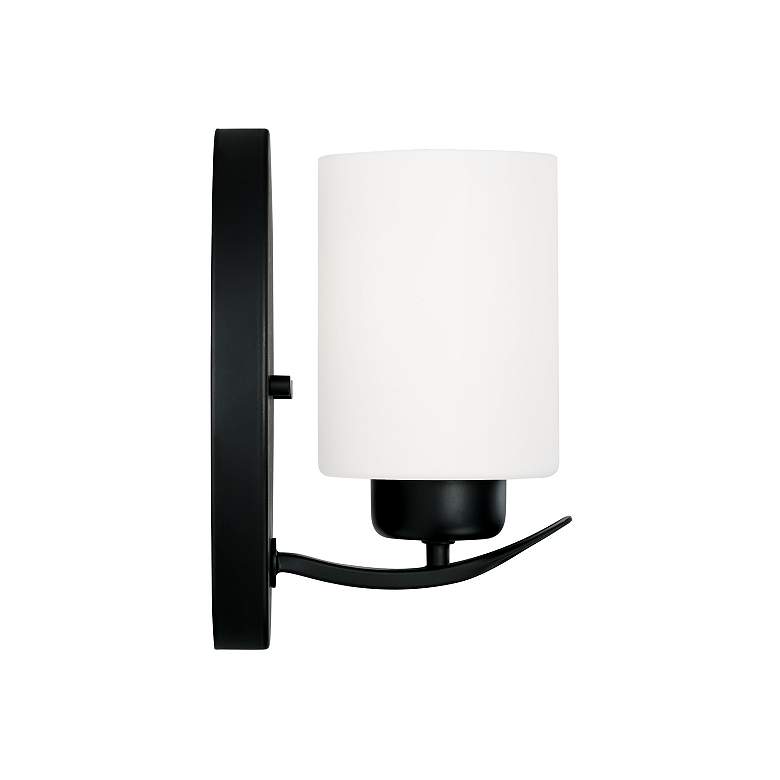 Image 4 Capital Dixon 8 1/4" High Matte Black Wall Sconce more views