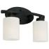 Capital Dixon 9" High Matte Black 2-Light Wall Sconce