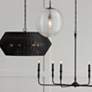 4_Capital Dolan 15"W Matte Black Pendant Light w/ Clear Glass more views