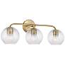 Thumbnail2 of Capital Dolan 24 1/2" Wide Matte Brass 3-Light Bath Light