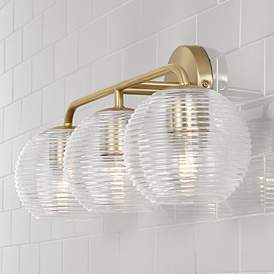 Image3 of Capital Dolan 24 1/2" Wide Matte Brass 3-Light Bath Light more views