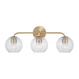 Image4 of Capital Dolan 24 1/2" Wide Matte Brass 3-Light Bath Light more views