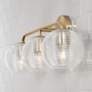 Thumbnail4 of Capital Dolan 24 1/2" Wide Matte Brass 3-Light Bath Light more views