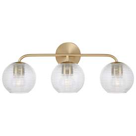 Image5 of Capital Dolan 24 1/2" Wide Matte Brass 3-Light Bath Light more views