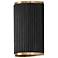Capital Donovan 12" High Brass Black Stain Wall Sconce