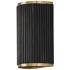 Capital Donovan 12" High Brass Black Stain Wall Sconce