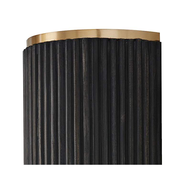 Image 3 Capital Donovan 12" High Brass Black Stain Wall Sconce more views