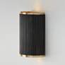 5_Capital Donovan 12" High Brass Black Stain Wall Sconce more views