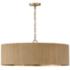Capital Donovan 30 3/4" Wide Modern Brass Mango Wood Drum Chandelier