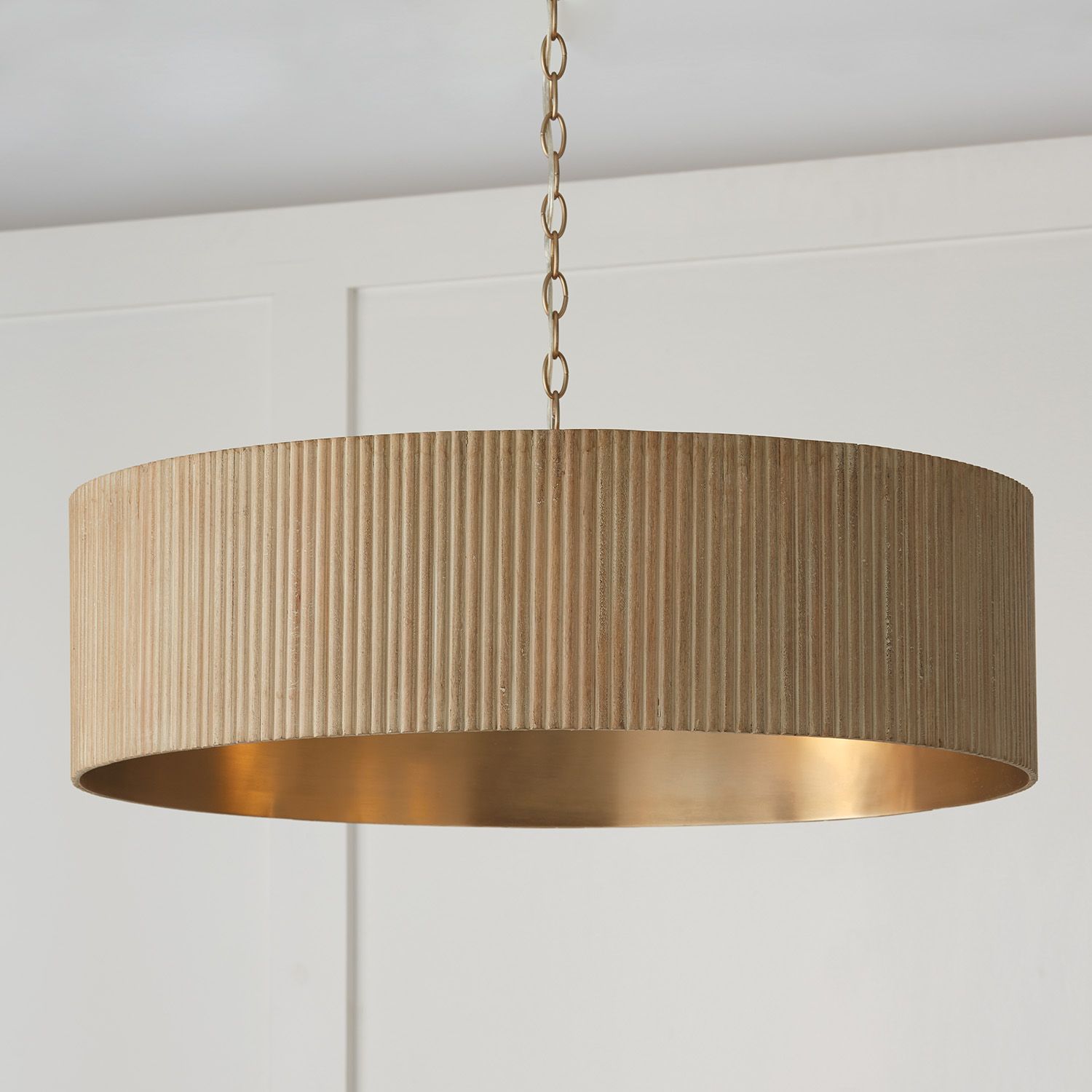 White, Drum Chandeliers | Lamps Plus