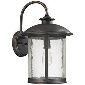 Image1 of Capital Dylan Glass 18 1/2"H Bronze Outdoor Wall Light