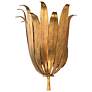 2_Capital Eden 13 3/4" High Antique Gold Wall Sconce