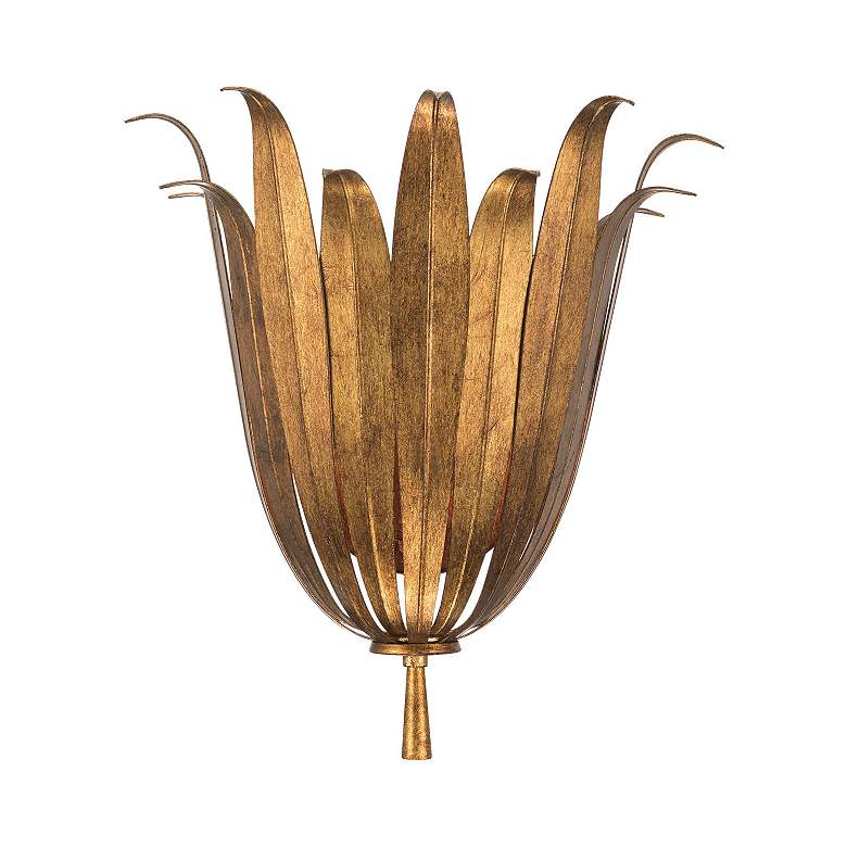 Image 4 Capital Eden 13 3/4" High Antique Gold Wall Sconce more views
