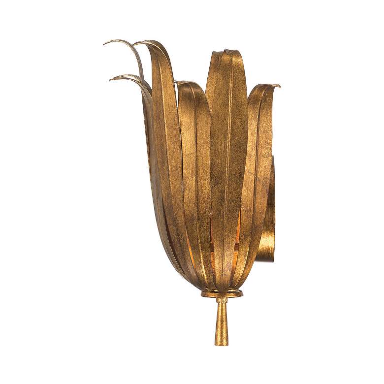 Image 6 Capital Eden 13 3/4" High Antique Gold Wall Sconce more views