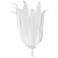 Capital Eden 13 3/4" High Textured White Wall Sconce