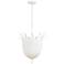 Capital Eden 16" Wide Textured White Pendant Light