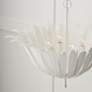 6_Capital Eden 24" Wide Textured White Flower Pendant Light more views