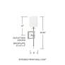 Thumbnail2 of Capital Edin 20 1/4" High Brushed Nickel Wall Sconce more views