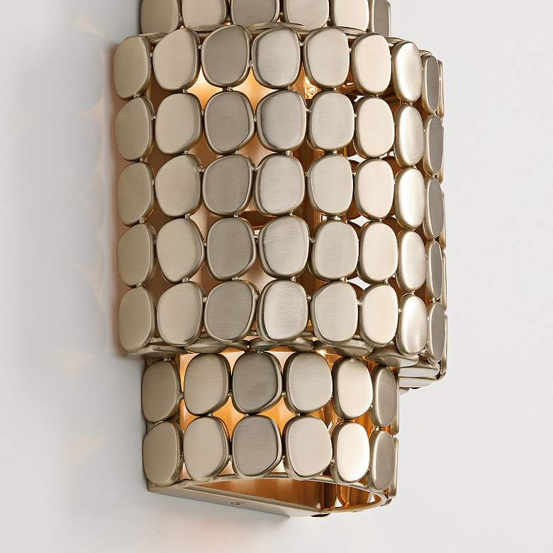 Image 4 Capital Eliana 14 1/4" High Champagne Brass Wall Sconce more views