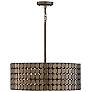 2_Capital Eliana 21 3/4" Wide Dark Brass Drum Pendant Light