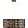 Capital Eliana 21 3/4" Wide Dark Brass Drum Pendant Light
