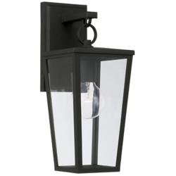 Capital Elliott 15 1/2" High Black Outdoor Wall Light
