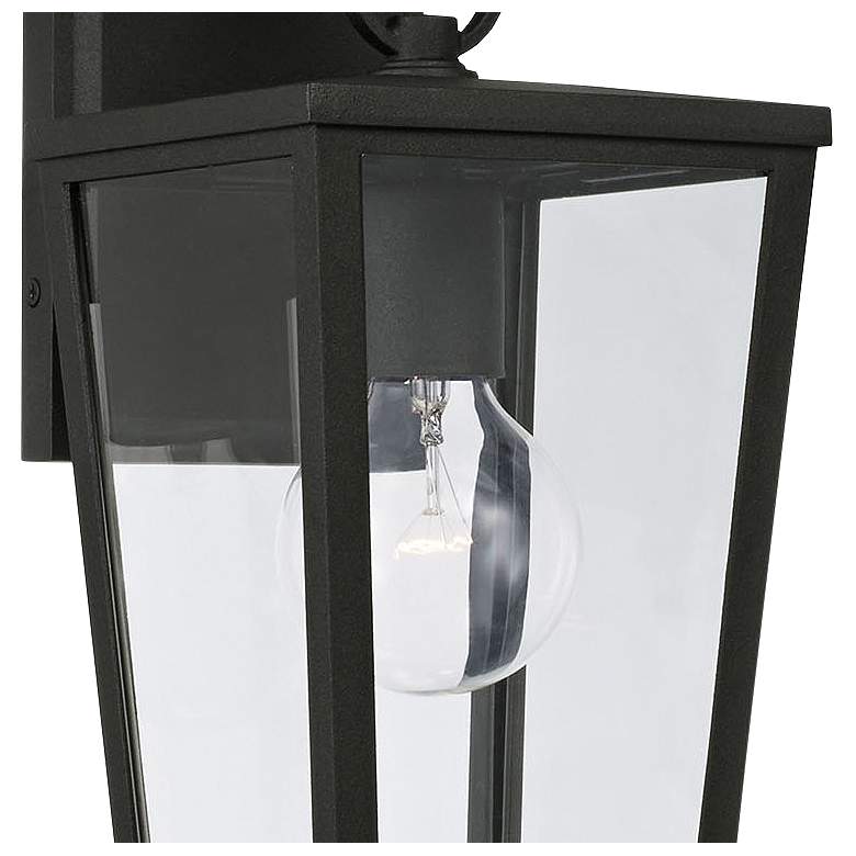 Image 3 Capital Elliott 15 1/2" High Black Outdoor Wall Light more views