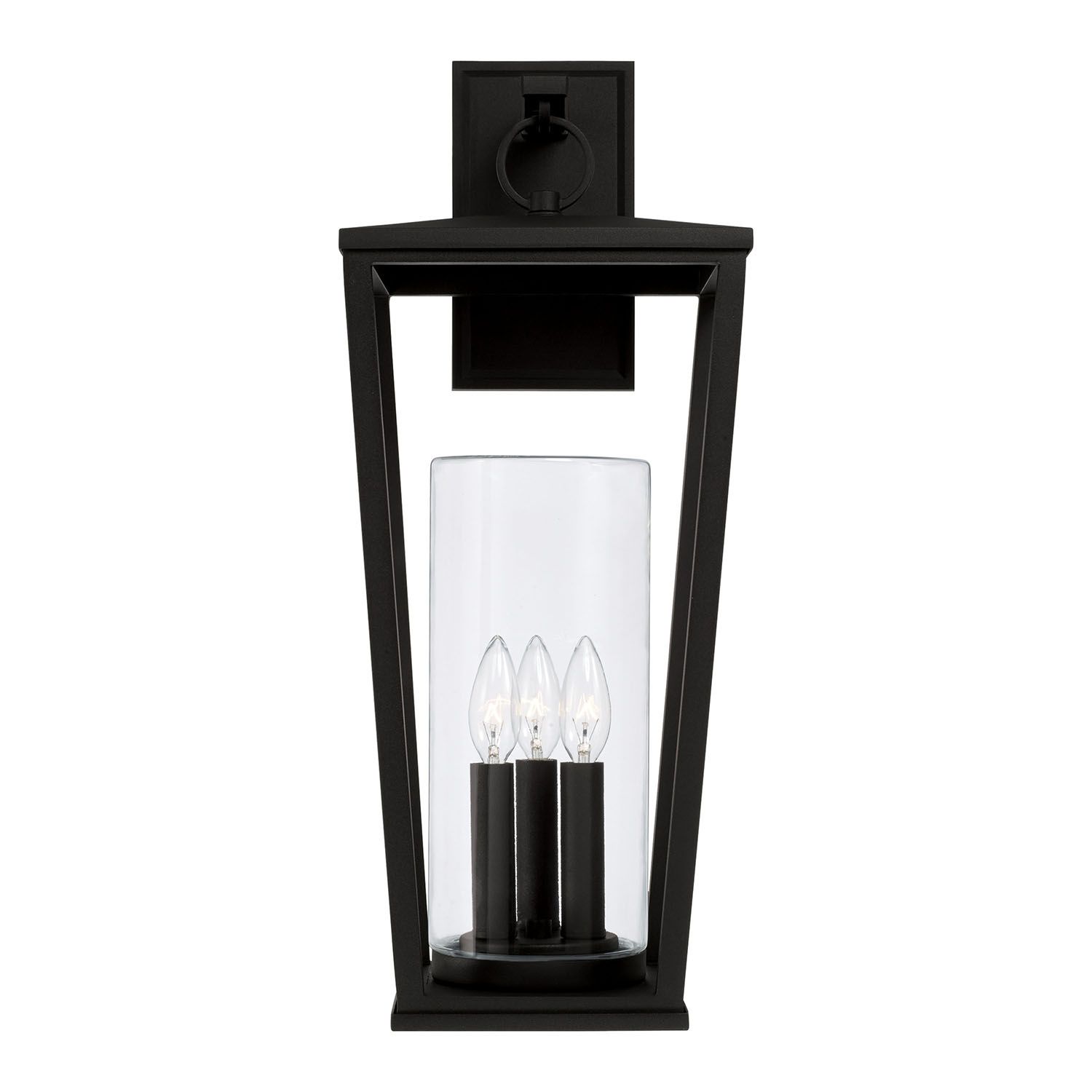 Image 4 Capital Elliott 23 3/4"H Black 3-Light Outdoor Wall Light more views