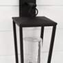 6_Capital Elliott 23 3/4"H Black 3-Light Outdoor Wall Light more views