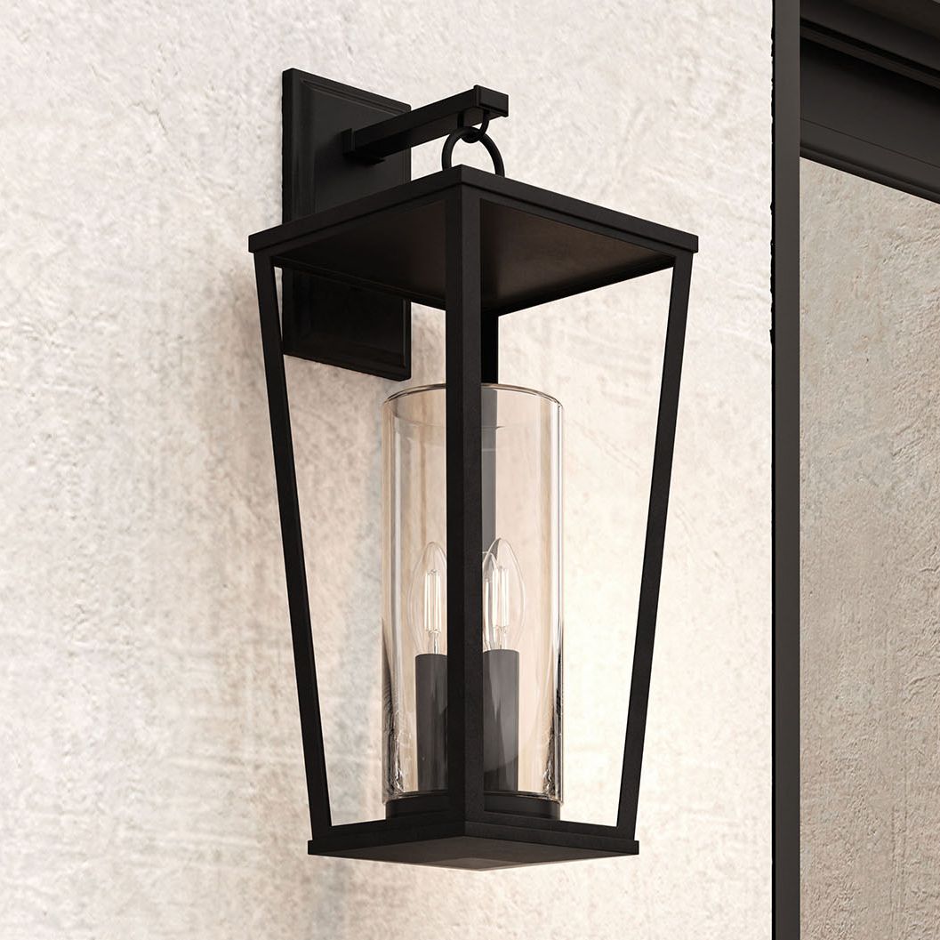 Capital Elliott 23 3/4"H Black 3-Light Outdoor Wall Light