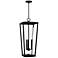 Capital Elliott 30" High Black 3-Light Outdoor Hanging Light