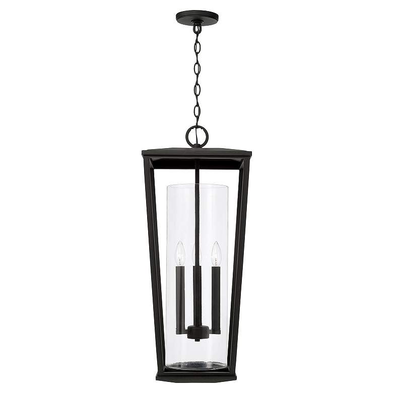 Image 4 Capital Elliott 30" High Black 3-Light Outdoor Hanging Light more views