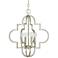 Capital Ellis 18" Wide Antique Silver 4-Light Foyer Pendant