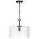 Capital Emerson 15" Wide Matte Black Ceiling Light