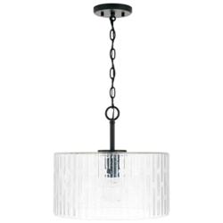 Capital Emerson 15" Wide Matte Black Ceiling Light