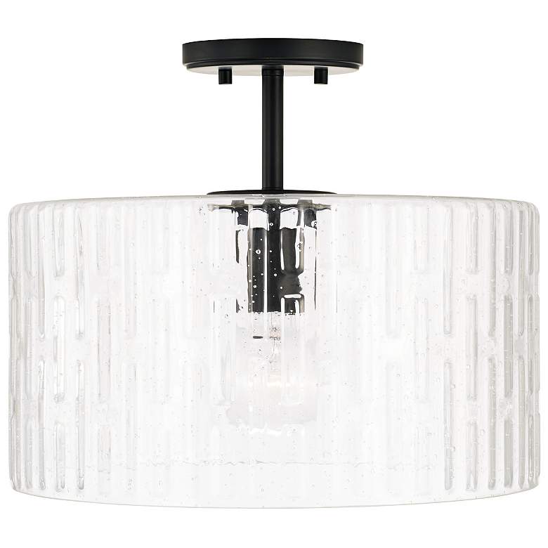 Image 4 Capital Emerson 15" Wide Matte Black Ceiling Light more views