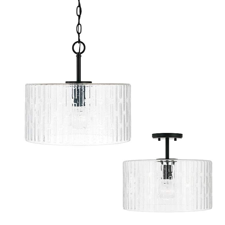 Image 6 Capital Emerson 15" Wide Matte Black Ceiling Light more views