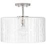 2_Capital Emerson 15" Wide Polished Nickel Ceiling Light