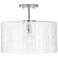 Capital Emerson 15" Wide Polished Nickel Ceiling Light