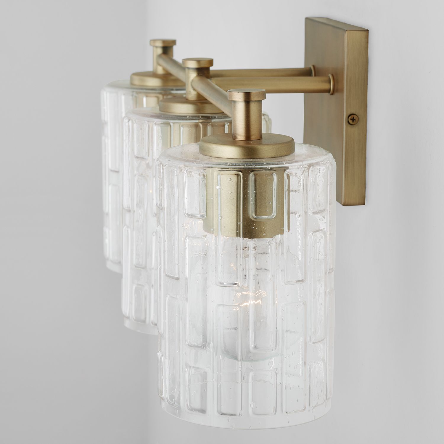 Image 3 Capital Emerson 23"W Aged Brass 3-Light Vanity Bath Light more views