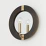 1_Capital Finn 12"H Black Stain and Matte Brass Wall Sconce