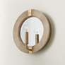 1_Capital Finn 12"H White-Washed and Matte Brass Wall Sconce