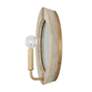 5_Capital Finn 12"H White-Washed and Matte Brass Wall Sconce more views