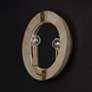 6_Capital Finn 12"H White-Washed and Matte Brass Wall Sconce more views