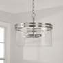 3_Capital Fuller 14 1/2" Wide Brushed Nickel Ceiling Light more views