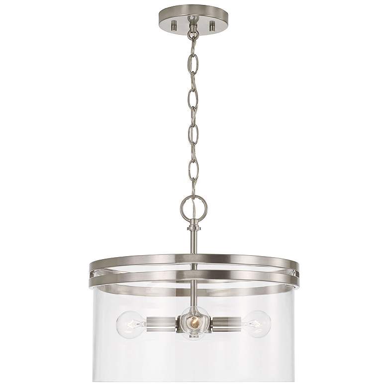 Image 4 Capital Fuller 14 1/2" Wide Brushed Nickel Ceiling Light more views
